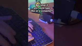 Keyboard + Phone = Game Changer #TechHack #MobileSetup