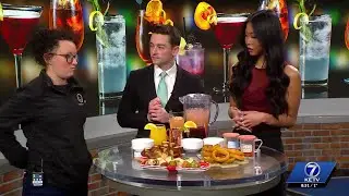 Holiday appetizers & drinks with Wings and Rings