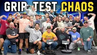 40 Lifters Invade a Garage Gym for Grip Challenge