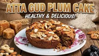 Make Atta Gud Plum Cake at Home 🎂 🥮 🍥 🥞 🧁 🍰 😋😋? #plumcake #cake #attacake #recipe #food #foodvlog 