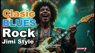 Jimi Hendrix Inspired Blues Guitar Solo - Midnight Relaxing Vibes