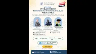 WEBINAR Satu Kelas untuk Semua? Menimbang Kesiapan Infrastruktur, Regulasi, dan Pembiayaan KRIS JKN