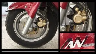 CAMBIO DE PASTILLAS DE SUZUKI AN 125