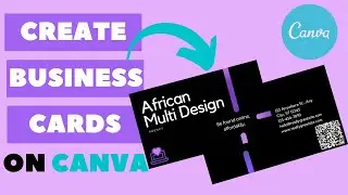 How to create DIGITAL BUSINESS cards on CANVA (9 min tutorial)