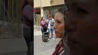 Day 4 15th Feb 2020 BLIND Streets Artist at Lima Plaza Mayor de Lima. Gentle and beautiful.