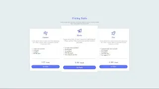 How to Make a Responsive Pricing Table in HTML and CSS
