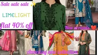 LIMELIGHT || LIMELIGHT STITCHED NEW ARRIVALS SEPTEMBER 2025 || LIMELIGHT SALE FLAT 40% OFF #sale 