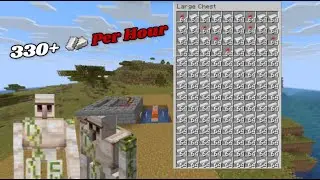 Easy Auto Minecraft Iron Farm For Java 1.21+ | design By Us | EvokerCraft | @Shulkercraft @minecraft