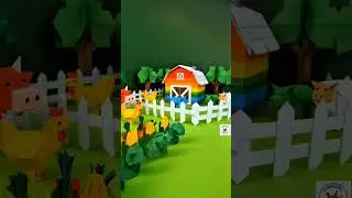 Colorful Origami Farm | Paper Art Animals and Crops #papercraft #homemadepapercraft