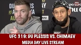 UFC 319: Du Plessis vs. Chimaev Media Day Live Stream