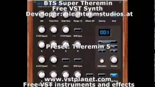 BTS Theremin - Free VST synth - vstplanet.com
