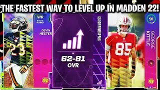 THE FASTEST WAY TO LEVEL UP IN MADDEN 22! BEST WAY TO LEVEL UP IN MADDEN 22! | MADDEN 22