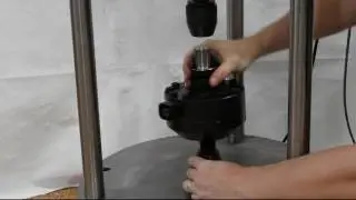 How to set up a load cell in tension using Morehouse quick-change adapters