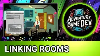Linking multiple rooms - Adventure creator #adventuregame #gamedev