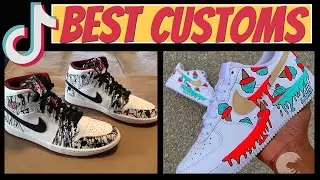 New Custom Sneakers 2021 | TikTok Compilation | Painting on Shoes