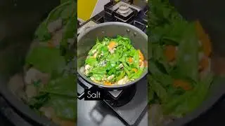 Restaurant Style Mushroom Spinach Soup | Healthy,Easy and Tasty Dinner recipe