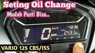 Vario 125 CBS /ISS Oil Change Settings..// You Can Do It