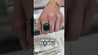 $60,000.00+ Amazing 37-carat Vivid Dark Emerald & Diamond Big Large Halo ring 18K Solid Gold