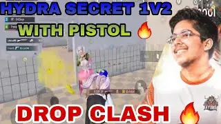 HYDRA&times;SECRET 1V2 WITH PISTOL 😱 DROP CLASH 🔥|HYDRA ACTION