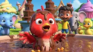 Angry Birds Baby Red Crashed Into a Chocolate Treat | Nursery Rhymes for Kids & Baby Songs