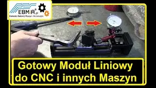 Gotowy moduł liniowy do CNC i innych urządzeń  Prowadnica Śruba Oprawa silnika Oprawy łożyskowe TEST