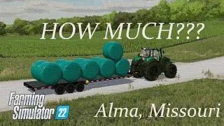 I made 100 BALES and got HOW MUCH $$$$$? Abandon cow farm ALMA, MISSOURI. EP:5
