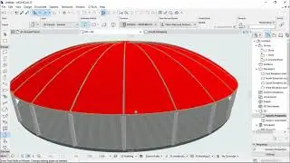 How to create a dome using Archcad?