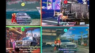 Evolution of the Street Fighter 'Destroy the Car' Bonus Game 1992-2023