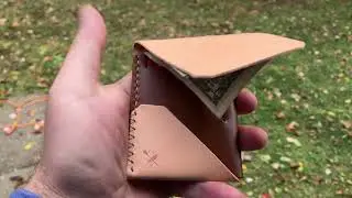 Топсайдер Open Sea Leather Co Bifold LT | Мужской кошелек EDC с передним карманом