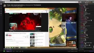 forsen watching singing hobo on lea's stream