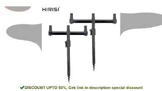 DEAL Aluminium Carp Fishing Rod Pod Set Bank Sticks and Buzz Bar for 3 Fishing Rods