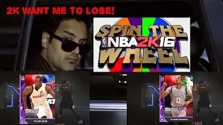 Close A** game Nba 2k16 Spin the wheel Myteam Challenge! 2k want me to lose!