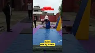 Dubble Front flip Prectice | Dubble Front Flip | Flyzone Sports Club | #shorts #youtubeshorts