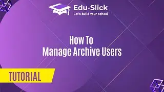 How to Manage Archive Users on SMS