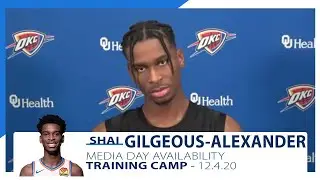 Thunder Training Camp 2020: Shai Gilgeous-Alexander Press Conference - 12.4.20