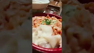 今日のメンうどんとサケ丼#food