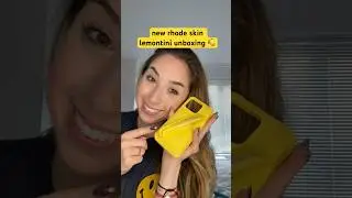 new rhode skin lemontini unboxing 🍋 #shorts #rhode #haileybieber