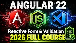 Angular 22 Reactive Forms Tutorial | FormGroup, FormControl & Validation | Part 10