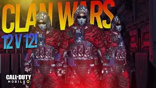 CLAN WARS 12 Vs 12 IN CALL OF DUTY MOBILE BATTLE ROYALE!