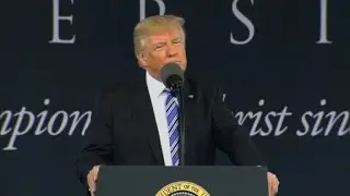 Trump delivers commencement address at Liberty University