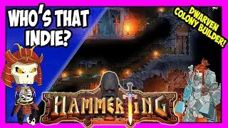 Vertical Fantasy Dwarven Colony Simulation Game | HAMMERTING Gameplay | EARLY ACCESS