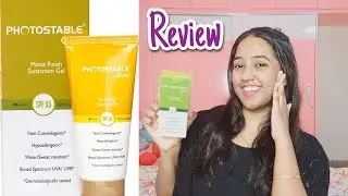 Photostable Gold Sunscreen Gel SPF 55  Review | Sunscreen For Oily-Acne Prone Skin