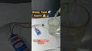 Simple Water 🌊 Tank overflow Alarm 🔔 Circuit Using Bc547 #watertank#electronicsproject #diy #circuit