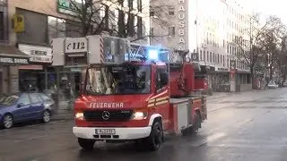 DLK 12/9 FW 5 + Löschzug FW 1 BF München
