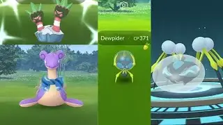 New pokemon Dewpider evolution and Custome Lapras in water festival event!