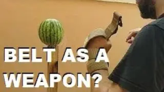 Using a Belt as a Self-Defense Weapon