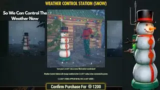 So We Can Control The Weather Now... Fallout 76 Snow Weather Control Station