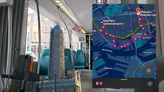 Rotterdam RET Tram 8 Spangen to Rotterdam Central