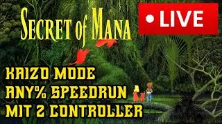 Hard Secret of Mana Speedrun! LIVE Deutsch