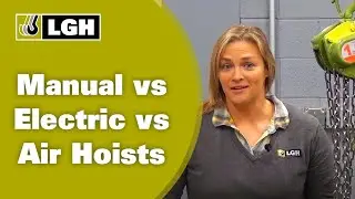 Manual vs Electric vs Air Hoists - Product Comparison